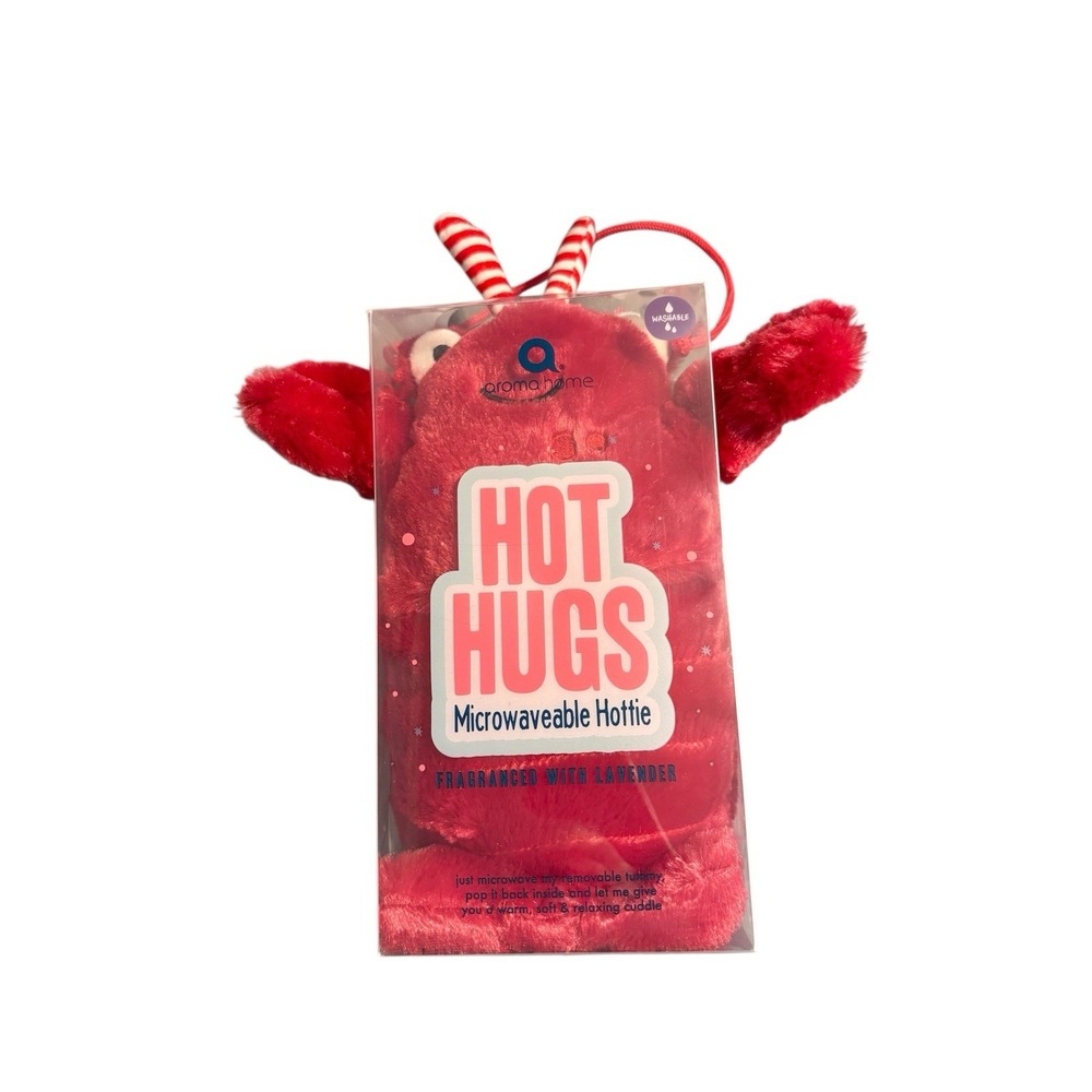 New Hot‎ Hugs Microwavable Hottie LOBSTER Lavender Scented Plush Heating Pad